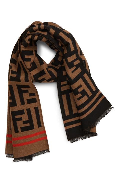 fendi silk scarf womens|vintage fendi wool scarf.